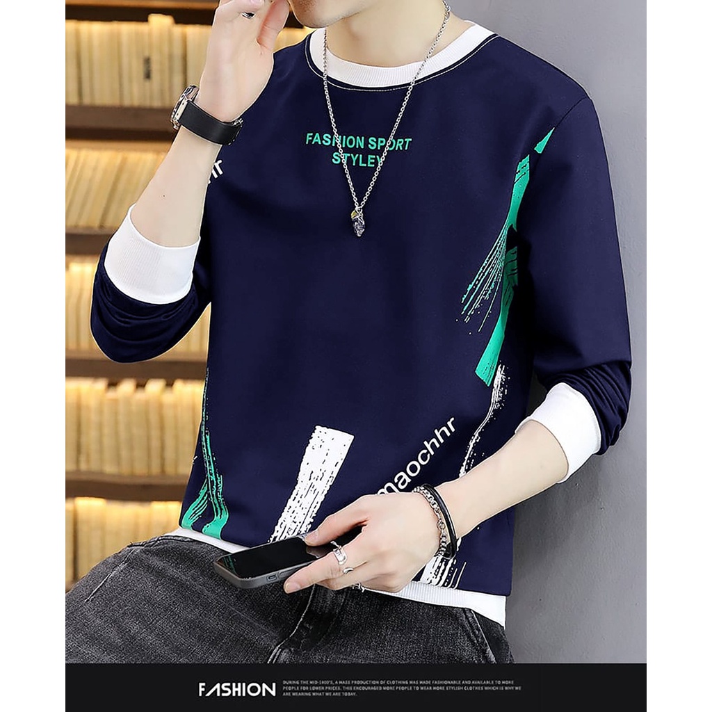 (BISA COD) - BAJU TRENDY GON SWEATSHIRT TERBARU-KAOS DISTRO KEREN COWOK LENGAN PANJANG MASA KINI DAN TERLARIS