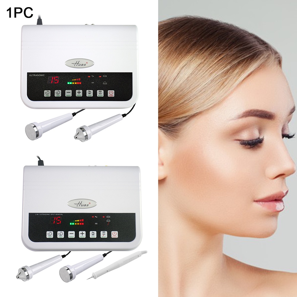 Facial Detox Ultrasonic Impor dan Ekspor Kecantikan Instrumen Profesional Mengangkat Penghapusan Tempat Kutil 22W Alat Perawatan 2 in 1/3 in 1 Mata Penghilang Tahi Lalat Kutil Tempat Tato