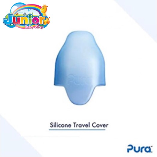 [2 Pcs] Pura Kiki Silicone Travel Cover - Penutup Botol Susu