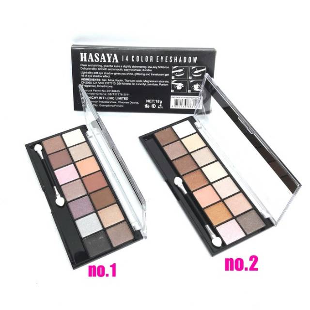 EYESHADOW HASAYA NOBLE HASAYA 14 COLOR
