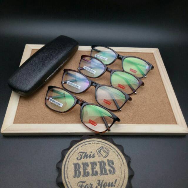 Frame kacamata levis 1025 lensa normal