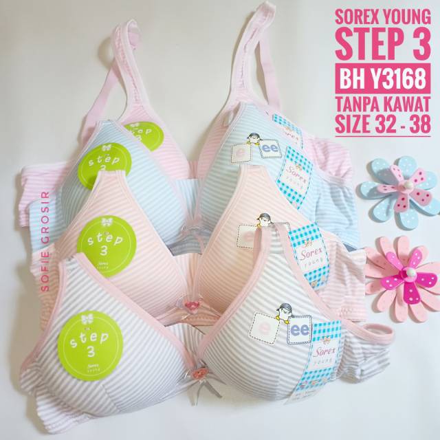 Bra BH Sorex 3322 Miniset Remaja Tanpa Kawat Termurah