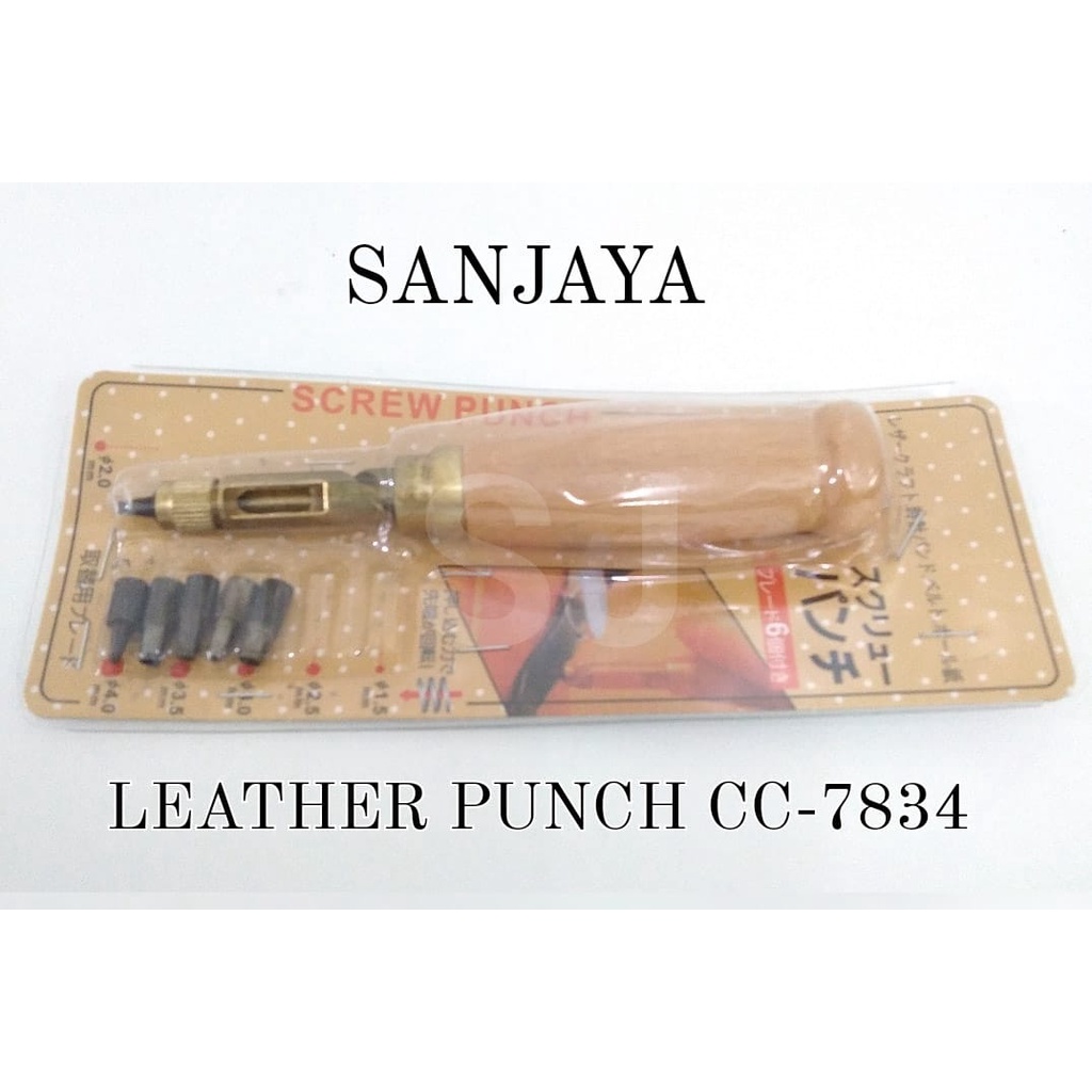 ALAT PEMBUAT LUBANG / PEMBOLONG LUBANG KAIN / LEATHER PUNCH CC-7834 MISC