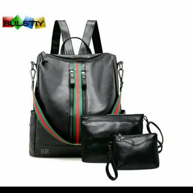 Tas import wanita bendera ijo merah