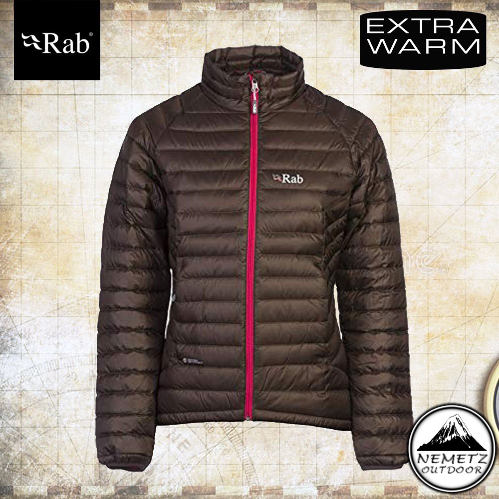 Jaket Rab Microlight Womens Down Jacket Peat ORIGINAL JORIR006B