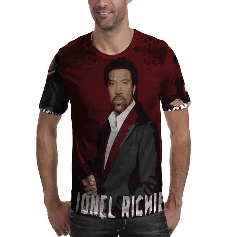 Lionel Richie Kaos Fullprint Bahan Polyester