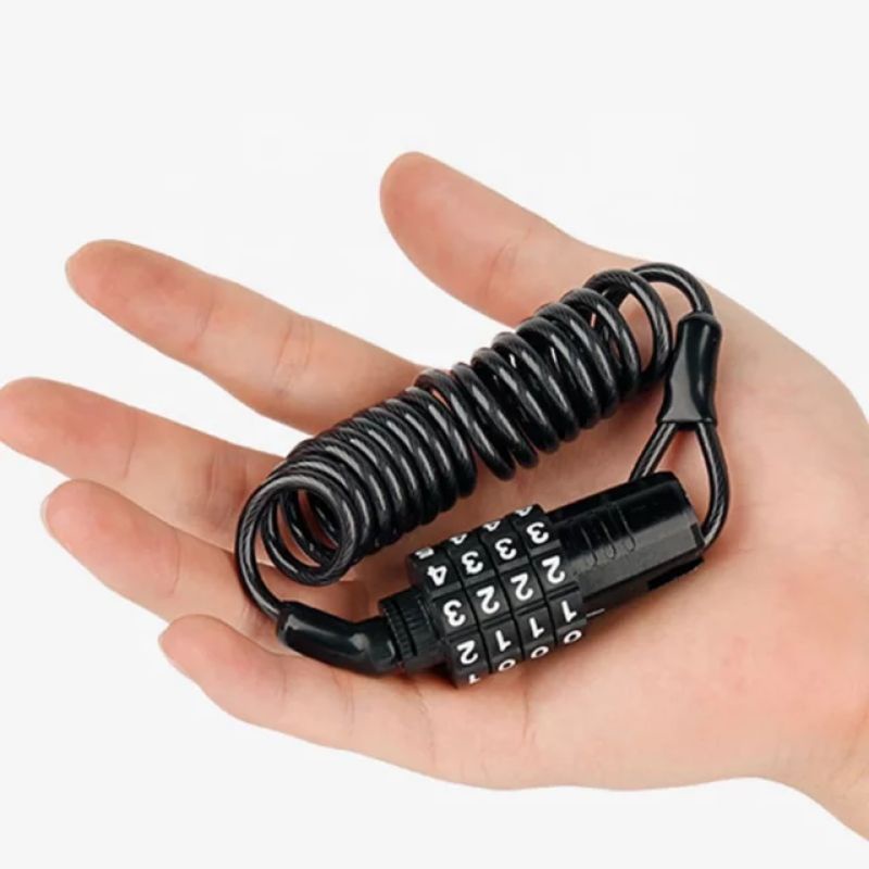 kunci sepeda kunci helm kunci spiral nomor reset kunci number lock sepeda motor