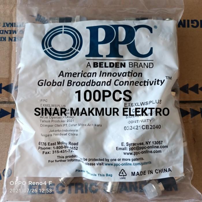 Konektor Rg6 Belden Ppc Original ( 100Pcs )