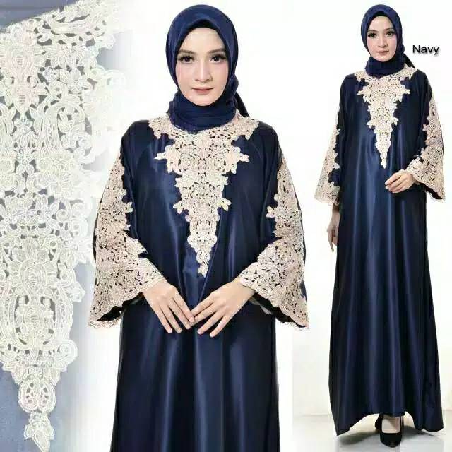 KAFTAN INNARA ZAFINA KAFTAN CANTIK PREMIUM PAYET BORDIR GAMIS FASHION MUSLIM BEST