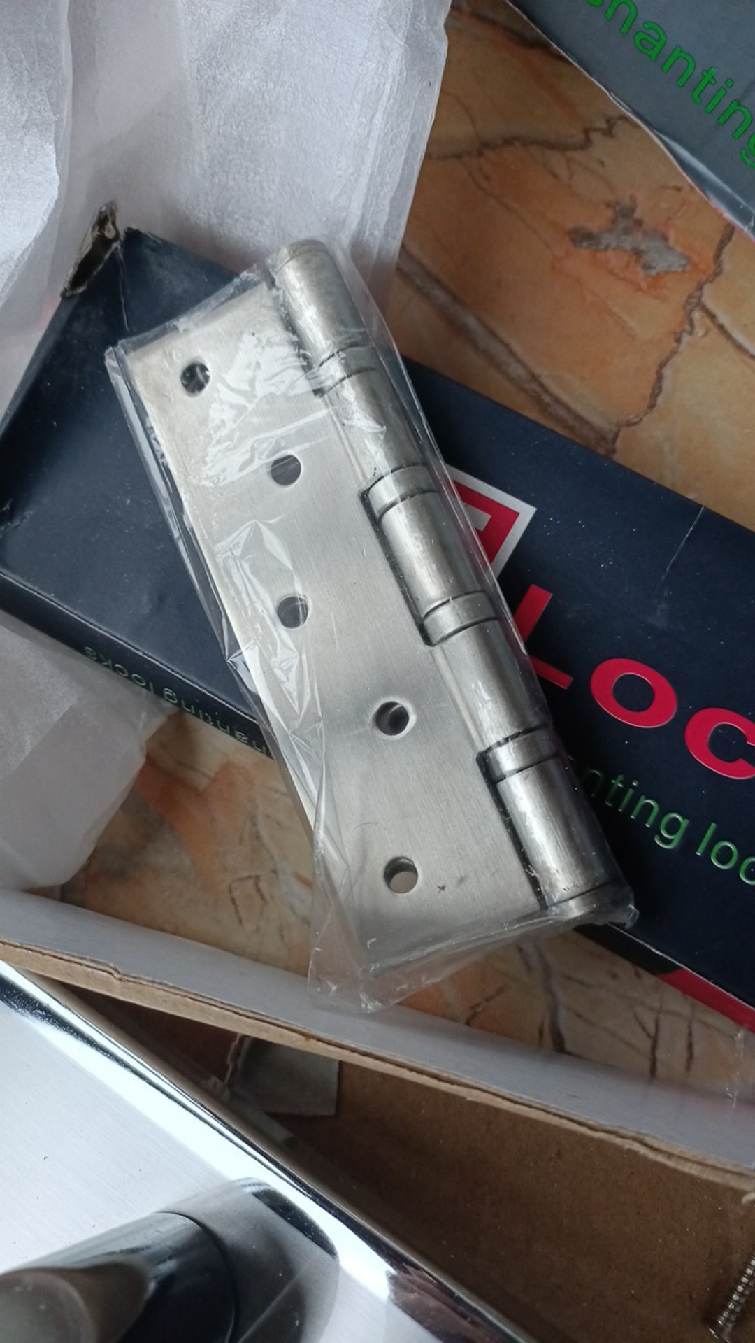 Enchanting Engsel Pintu Elock Stainless Steel E1132 ( 5 X 3 X 4 Mm )