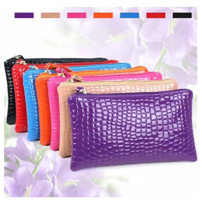 PA Dompet / Pocket Wanita Hp Koin Serbaguna Polos Model Bintik Impor Murah / TF056