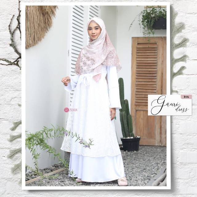 ZIZARA GAURI DRESS PUTIH
