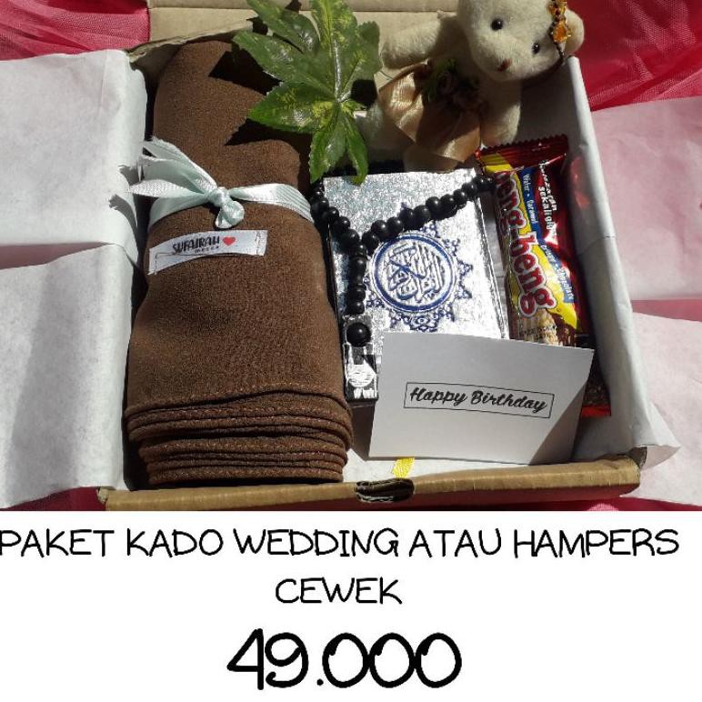 

{SP HY 16F9Ah} HAMPERS/PAKET KADO WEDDING KADO CEWEK TERMURAH FREE BOX ◊