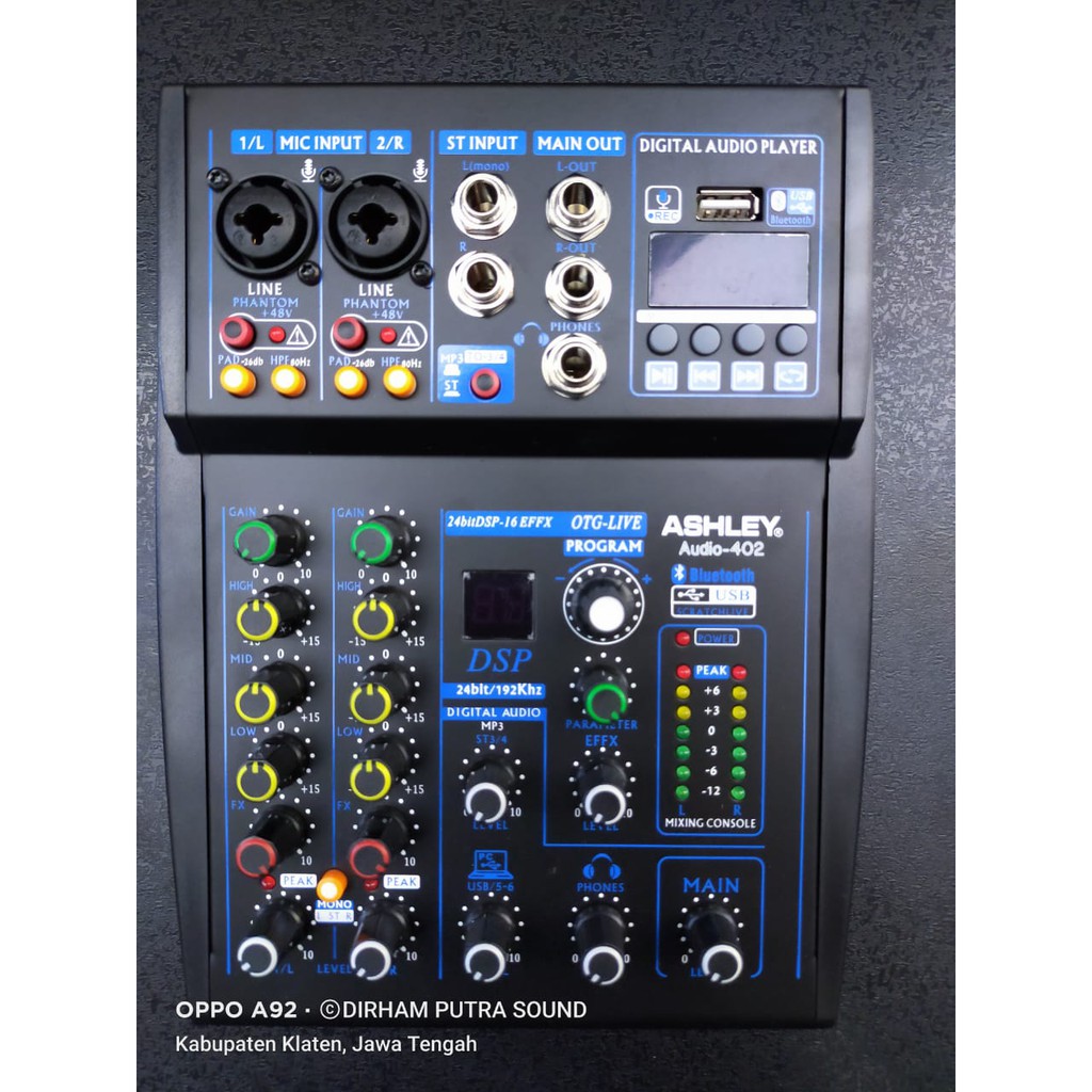 Ashley Mixer Model Audio-402