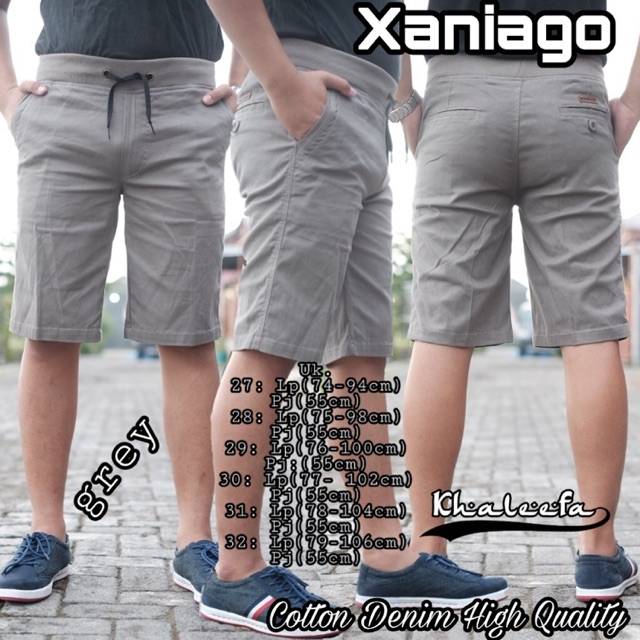 Celana pendek xaniago/chinos pendek kolor