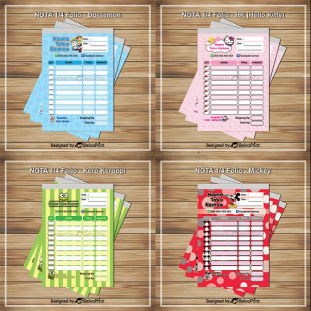 

Nota 2ply fullcolour 1/4 folio