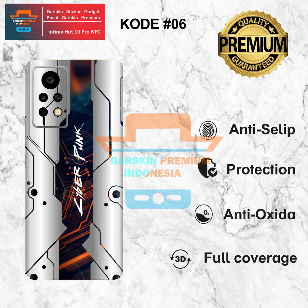 COD Garskin Sticker infinix 11pro nfc Motif 6-10 Bisa Request Gambar ISI 2.PCS
