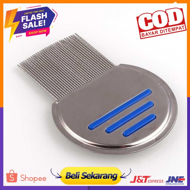 Sisir Anjing Kucing Hewan Peliharaan Grooming - Sisir Anti Kutu