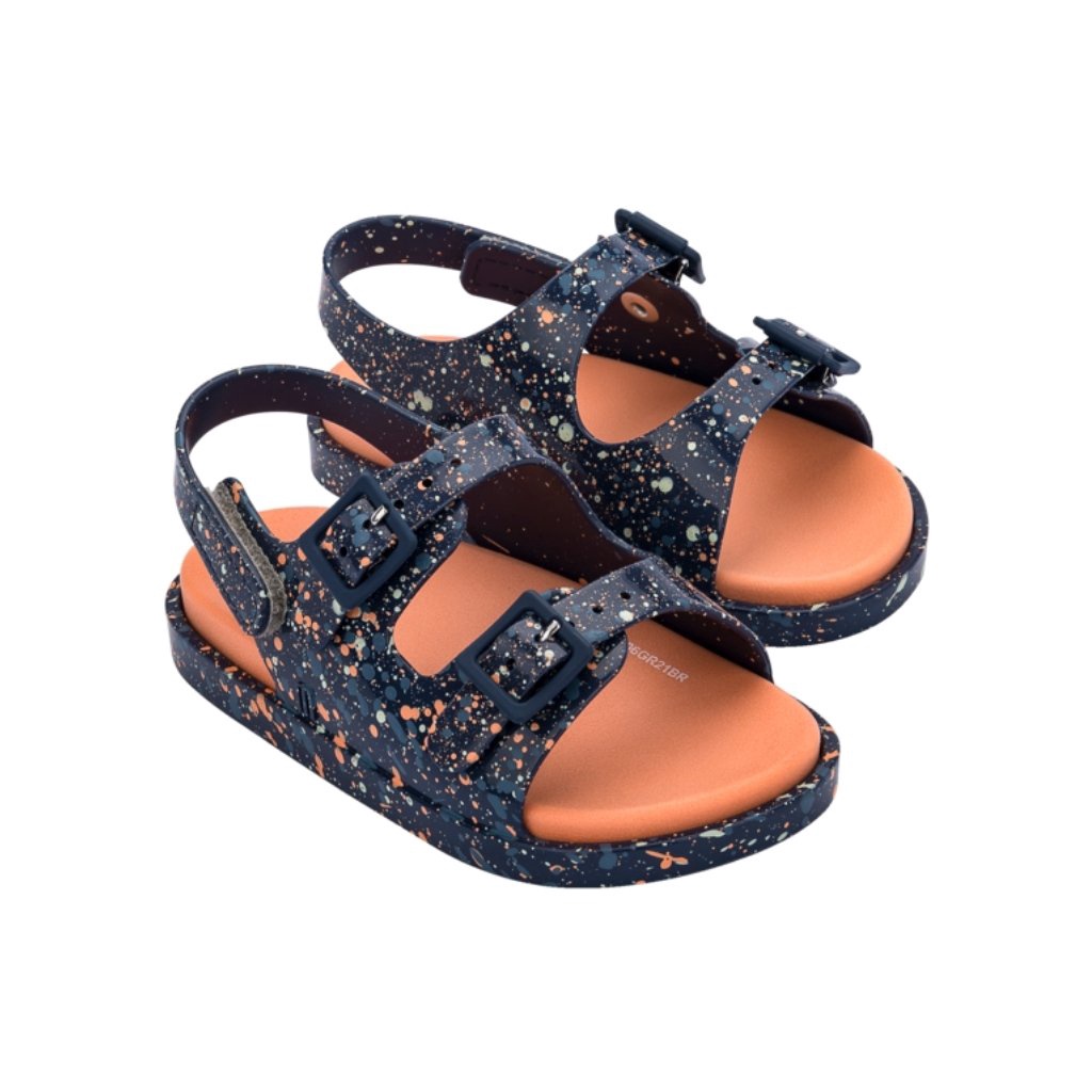 Mini Melissa Wide Sandal II Bb Blue/Orange