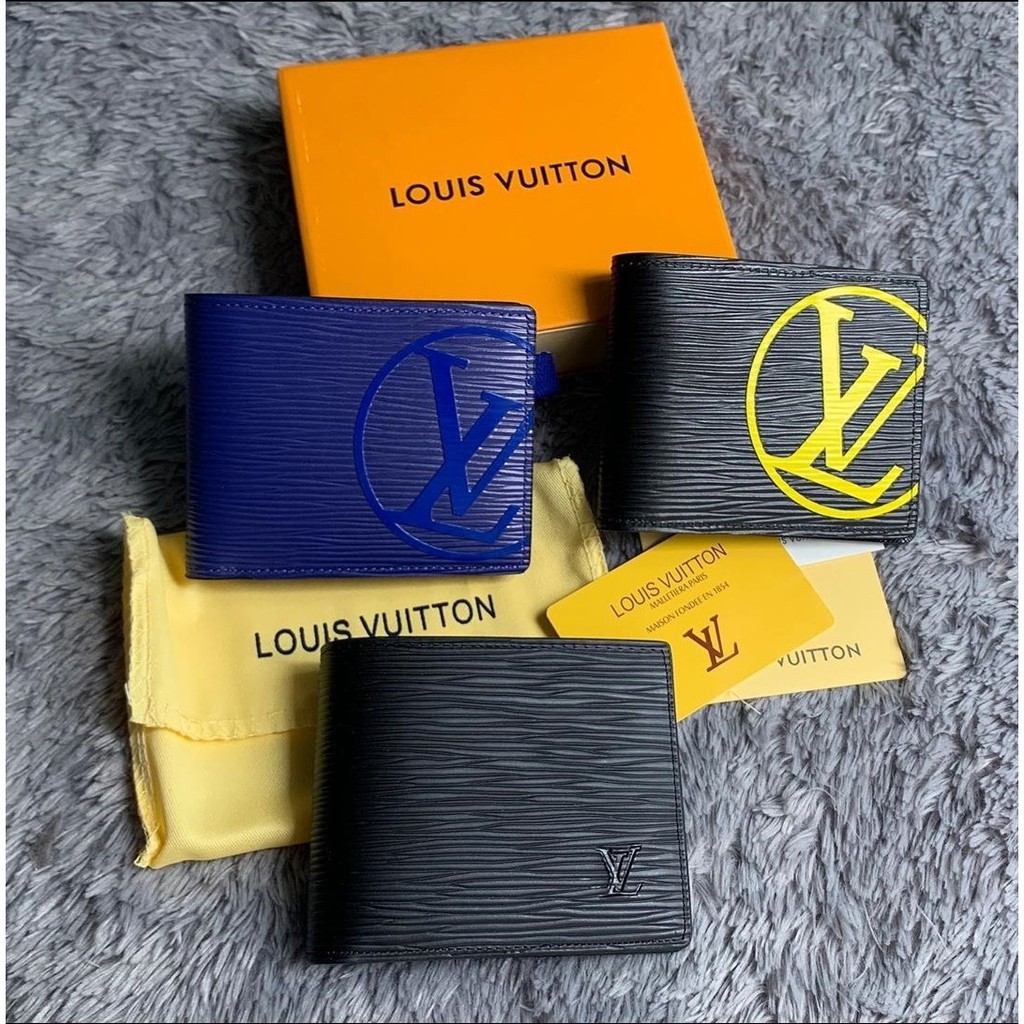 Louis Vuitton Men Wallet / Dompet Lipat Pria / Original 100% / Kulit / Murah / Gratis Ongkir