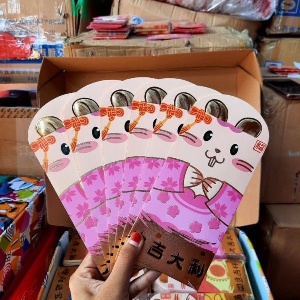 

MURAH Angpao Panjang Premium HJQ060 Tahun Baru Tikus 2020 Ampao Murah Grosir IMLEK shopee