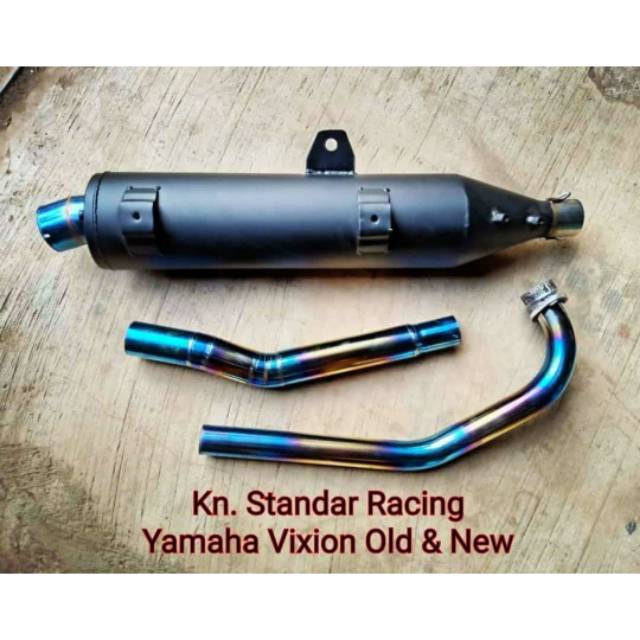 Kenalpot tsukigi VIXION OLD dan VIXION NEW blue