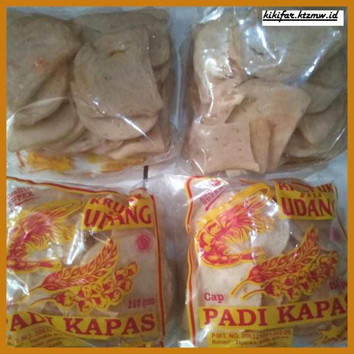 

Makanan-Kering- Kerupuk Udang Super Padi Kapas Indramayu @250Gr -Aneka.
