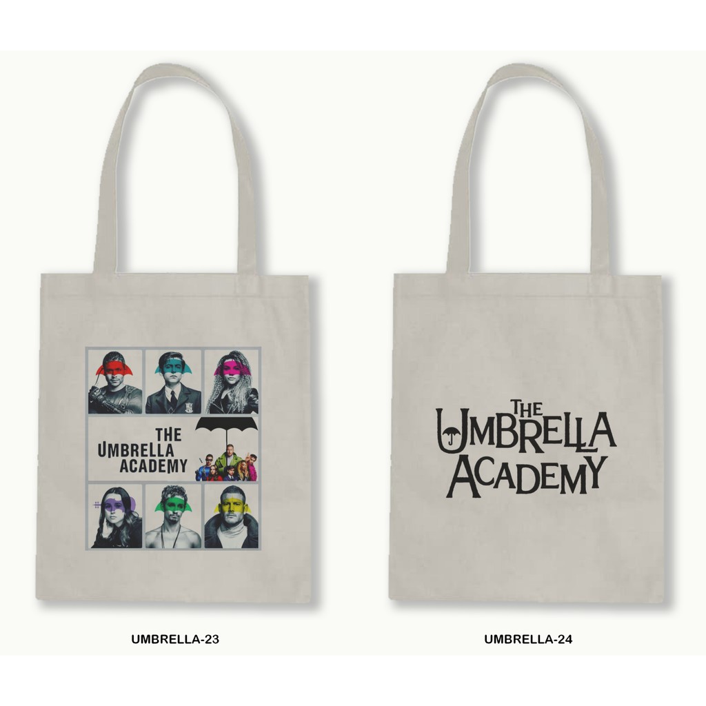 TOTE BAG BLACU 30X40 -THE UMBRELLA ACADEMY-02