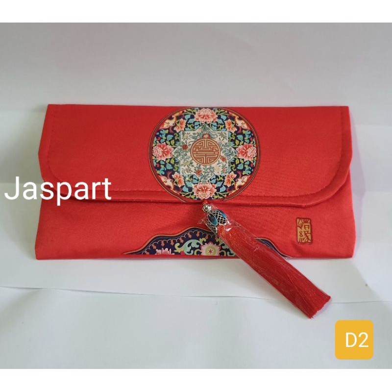 ANGPAO IMLEK KAIN PREMIUM BENTUK DOMPET ANGPAO SANGJIT WEDDING HONGBAO LAMARAN KAWINAN ENGAGEMENT