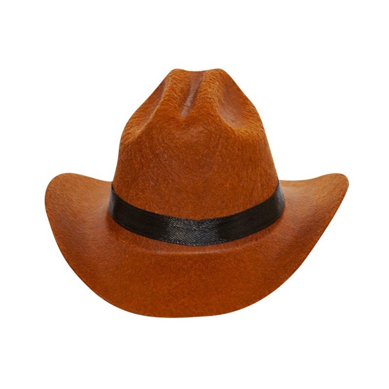 Topi Coboy Kucing Anjing Cowboy Pet Hat Cosplay Barat Topi Anjing Kucing Desain Stylish Cocok untuk Peraga Foto  FEFARM