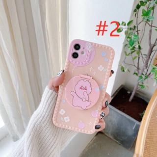 Cute Dinosaur Mirror Soft Case OPPO A9 A5 A31 A53 A33 2020 A83 A3S C1 A7 A5S A12 A11K F9 A52 A92 A57 A39 A15 A15S A16 A54 A74 VIVO Y91 Y93 Y95 Y91C Y11 Y12i Y12 Y15 Y17 Y19 S1 Pro Y83 Y81 Y50 Y30 Y30i Y20 Y20S Y12S-2