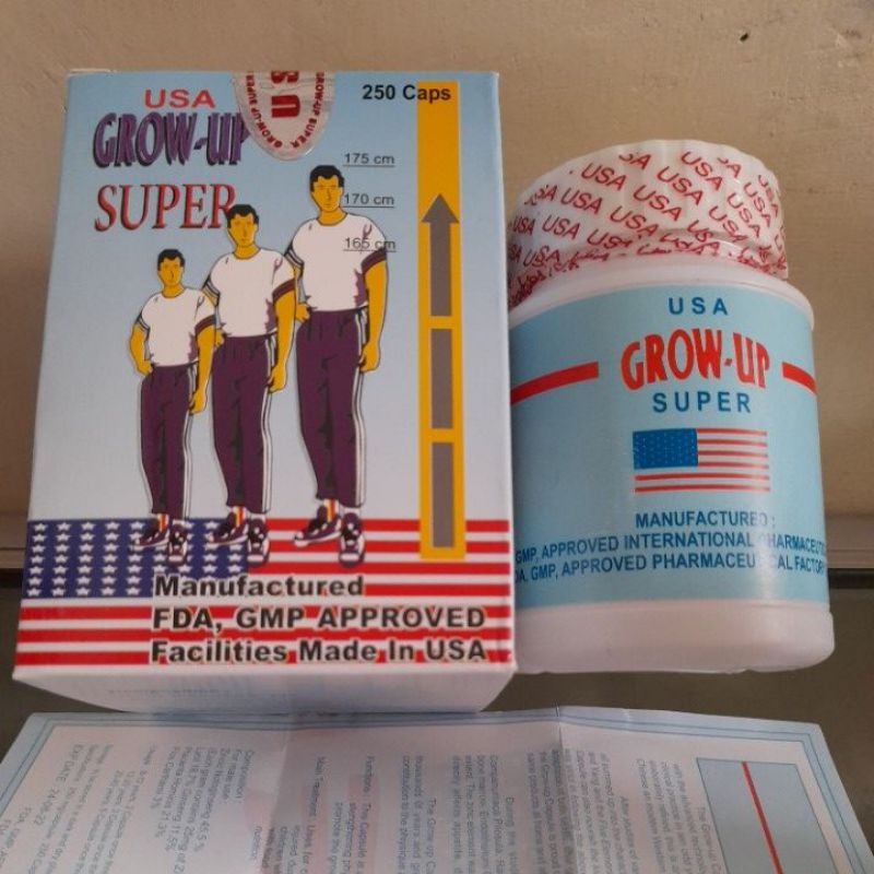 USA GROW-UP SUPER ORIGINAL/ PENINGGI BADAN AMPUH