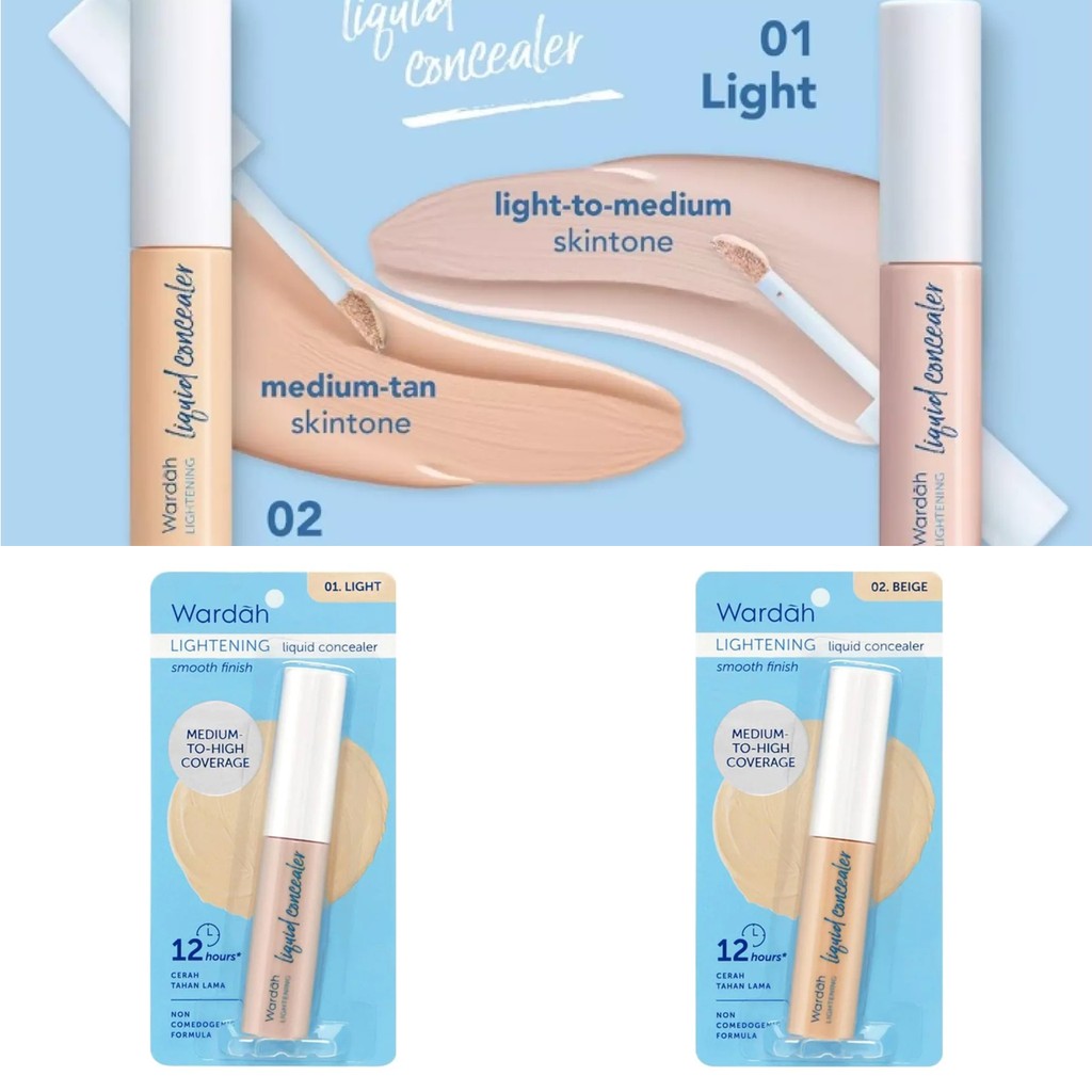 (BOSS) WARDAH Lightening Liquid Concealer 7g - Smooth Finish