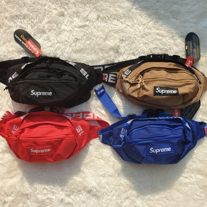 harga supreme ss18 waist bag