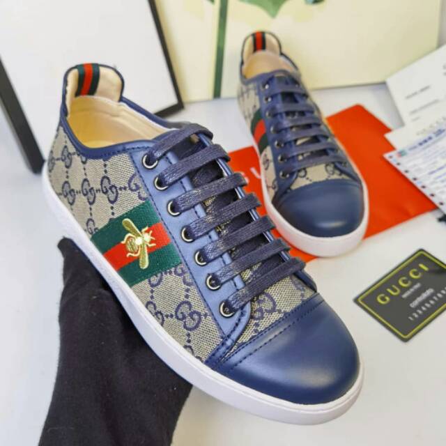 blue gucci sneakers