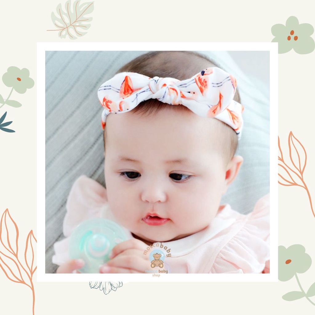 MBSS Baby HEADBAND MOTIF 3 in 1 Bandana Bando Pita Bayi Anak