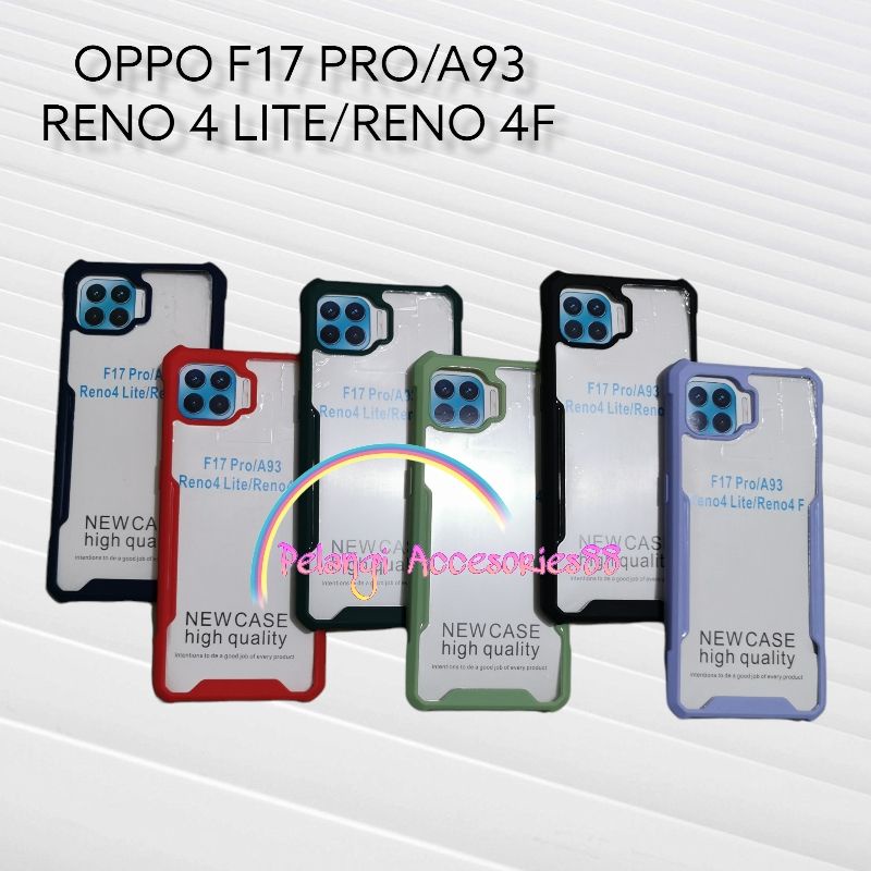 CASE OPPO F17 PRO /A93 / RENO 4 LITE / RENO 4F SHOCKPROOF SOFTCASE TRANSPARAN