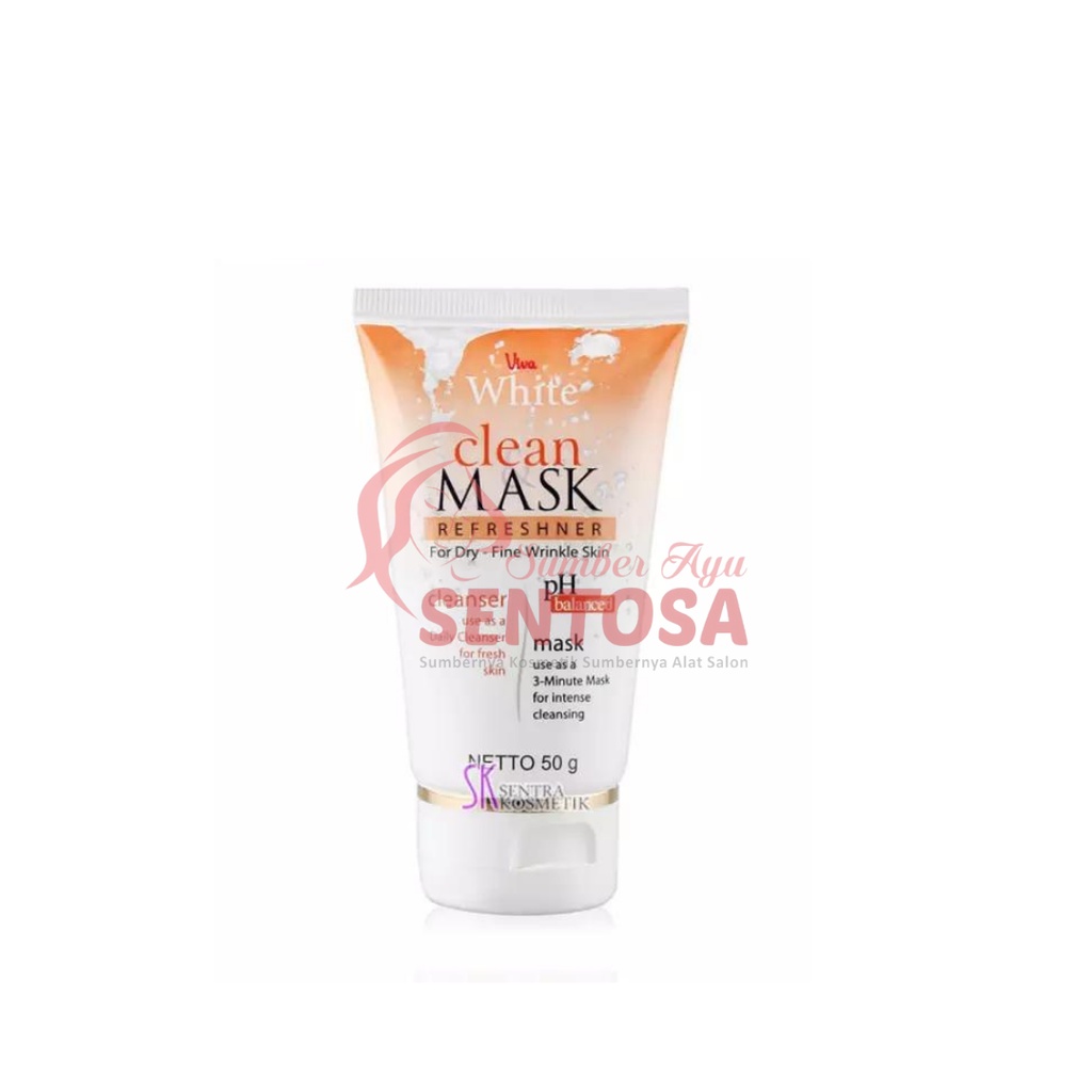 VIVA WHITE CLEAN MASK REFRESHNER 50GR