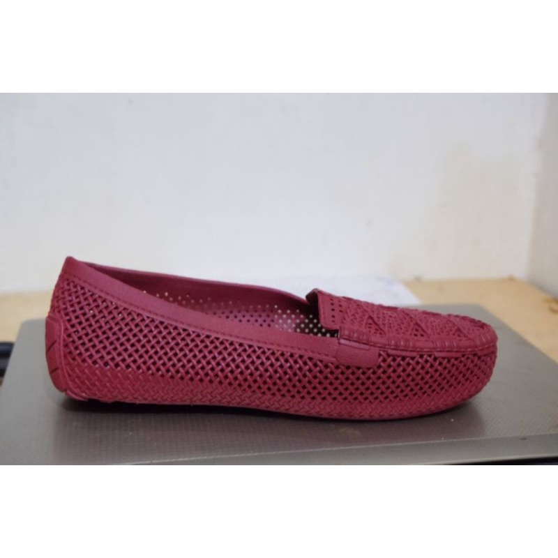 Flatshoes karet atau sepatu teplek anti air termurah sepatu kerja perempuan anti air no