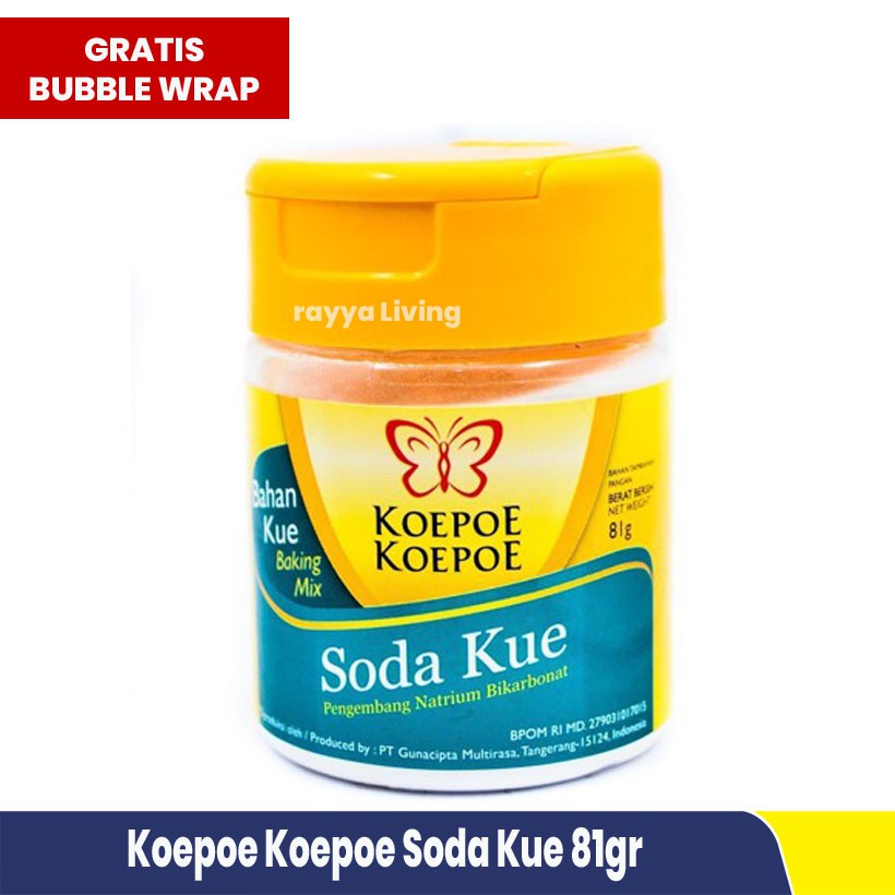 

Soda Kue Pengembang Kue Koepoe Koepoe 81gr