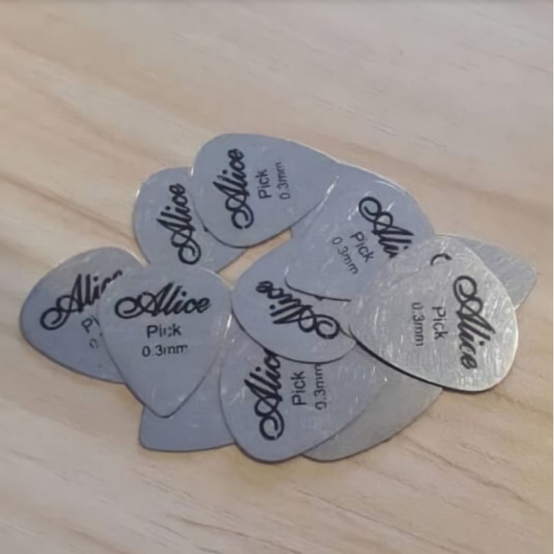PICK GITAR ALICE LOGAM BESI/PICK GITAR ALICE STAINLESS