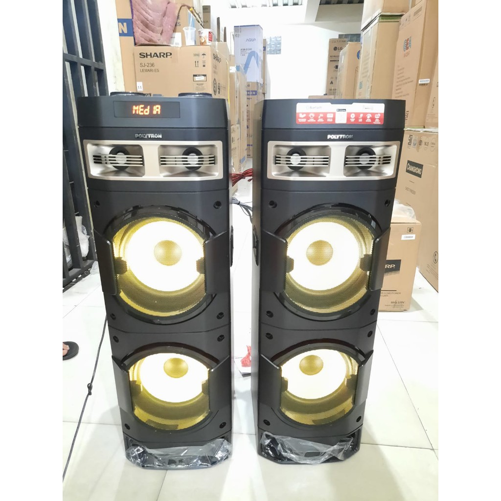 POLYTRON SPEAKER AUDIO PAS 10D28 PAS10D28 USB BLUETOOTH