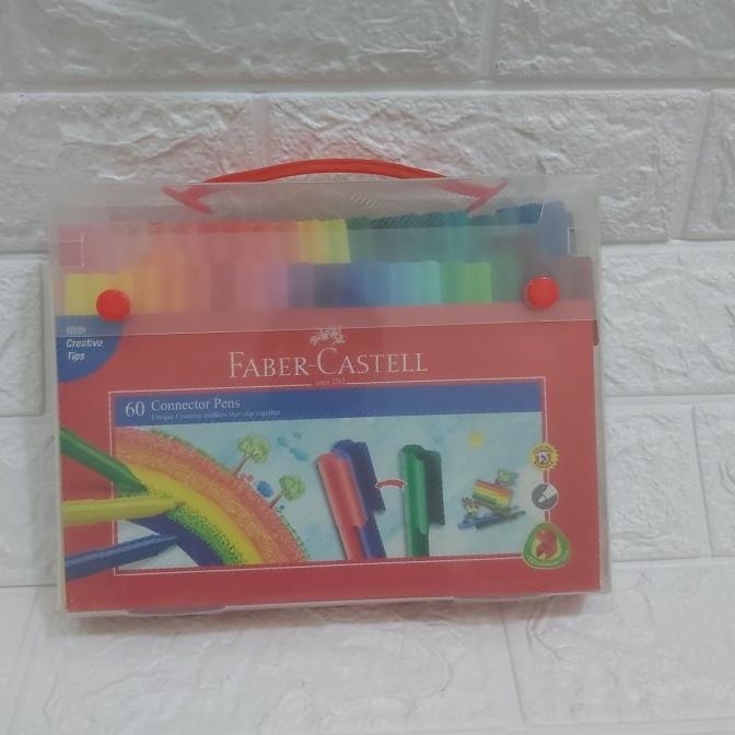 

spidol connetor pens faber castel 60 warna