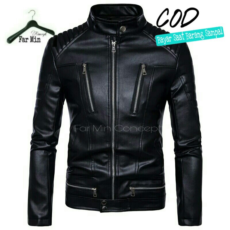 jaket semi kulit pria . Vector jacket / jaket jax #A03