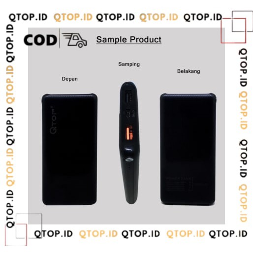 QTOP Q10 PRO 10000mAh PowerBank Quick Charge QC 3.0 + PD Real Capacity Power Bank