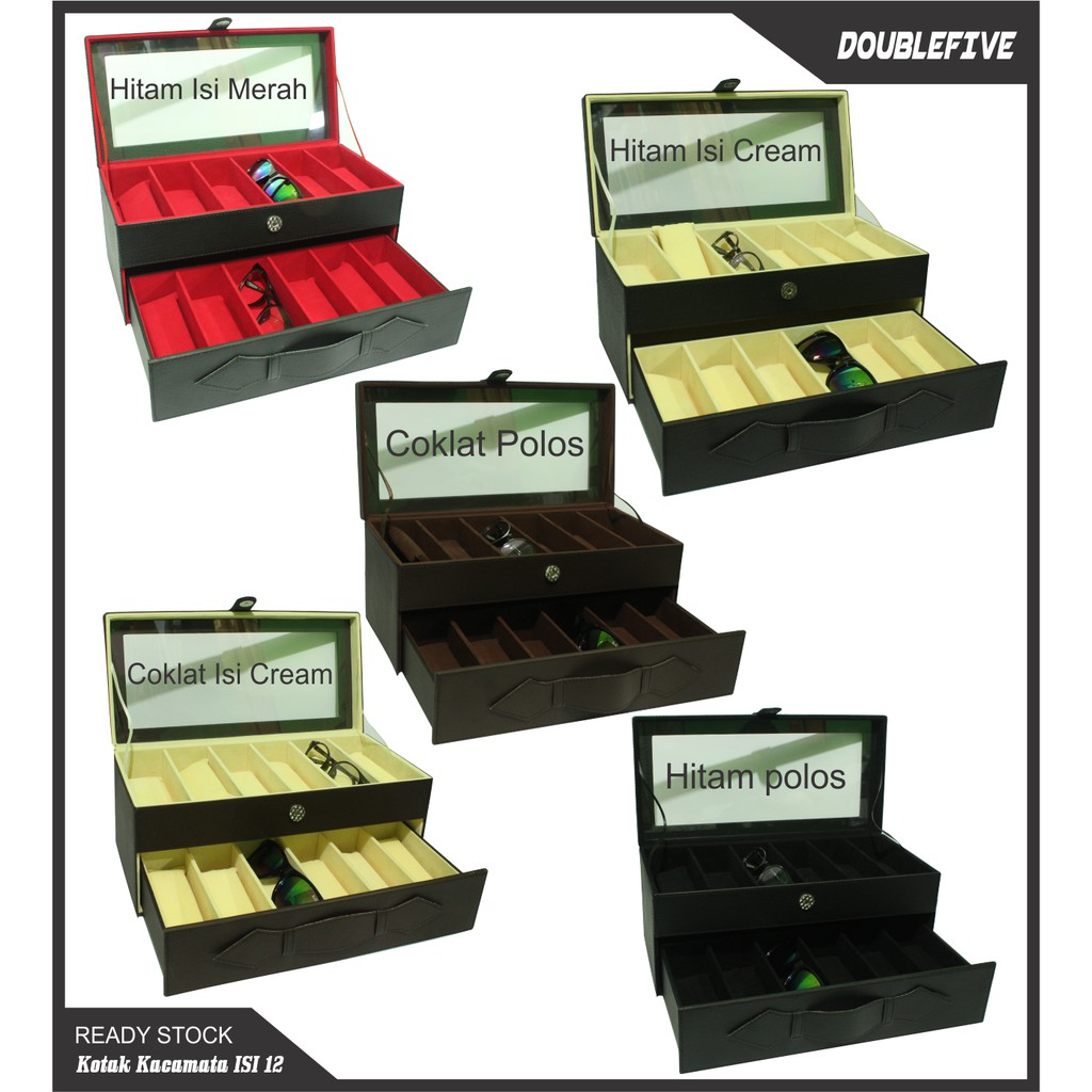 Kotak Kacamata Isi 12 Full Color Box Kacamata Tempat Kacamata Glasses Box