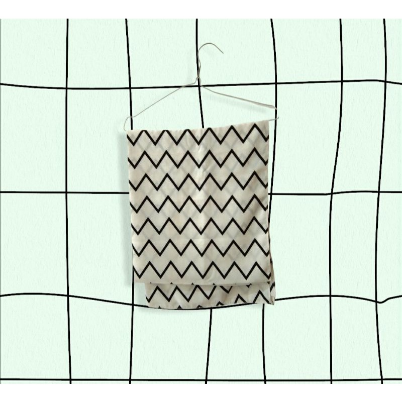 Pashmina Zigzag Black