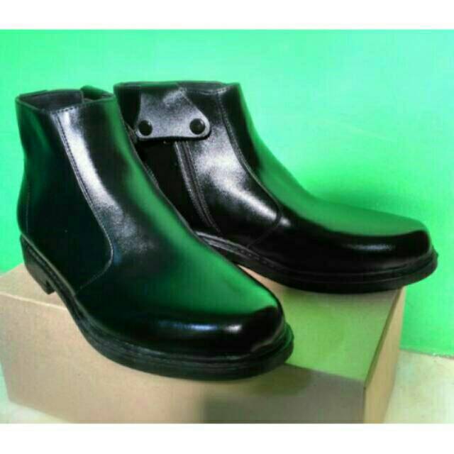 Sepatu pdh pdl polisi polri tni security fantofel fantopel fantovel pantofel pantovel pantopel pria