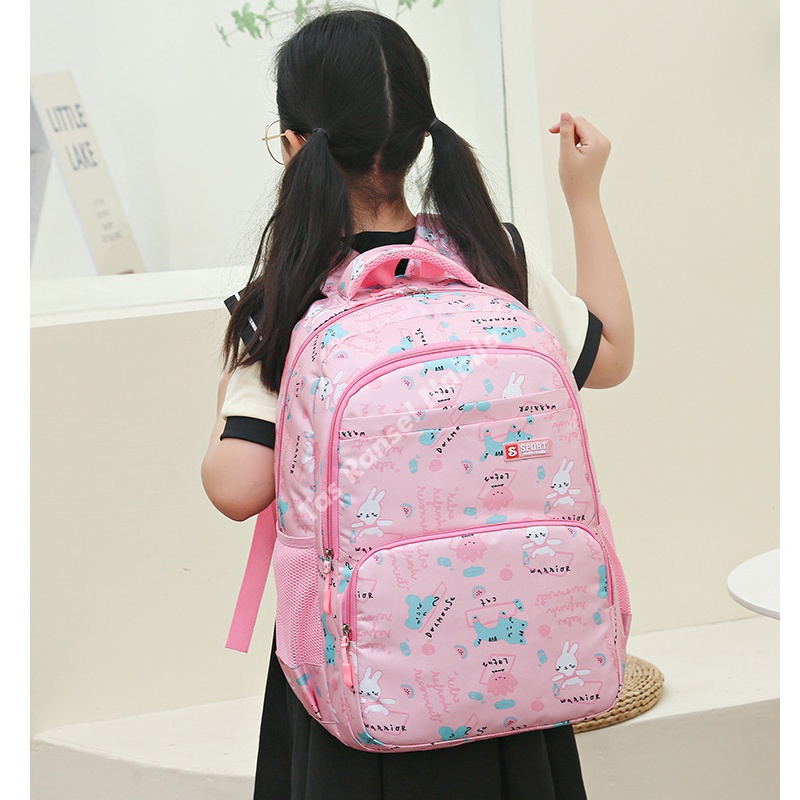 Tas Ransel  Sekolah Anak Perempuan TK SD SMP Backpack Wanita Premium Fashion Murah Import