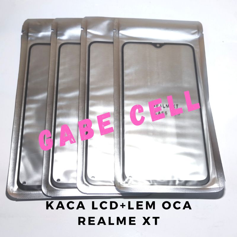 KACA DEPAN LCD+LEM OCA REALME XT